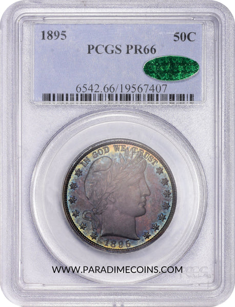1895 50C PR66 PCGS CAC - Paradime Coins | PCGS NGC CACG CAC Rare US Numismatic Coins For Sale