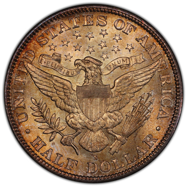 1895-S 50C MS65+ PCGS CAC - Paradime Coins US Coins For Sale