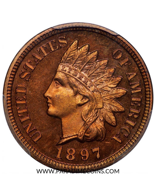 1897 1C PR66 RD CAM PCGS EEPS - Paradime Coins | PCGS NGC CACG CAC Rare US Numismatic Coins For Sale