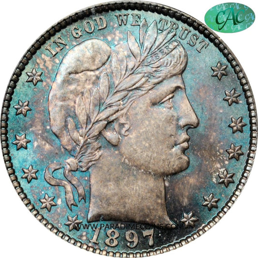 1897 25C PCGS MS67+ CAC - Paradime Coins | PCGS NGC CACG CAC Rare US Numismatic Coins For Sale