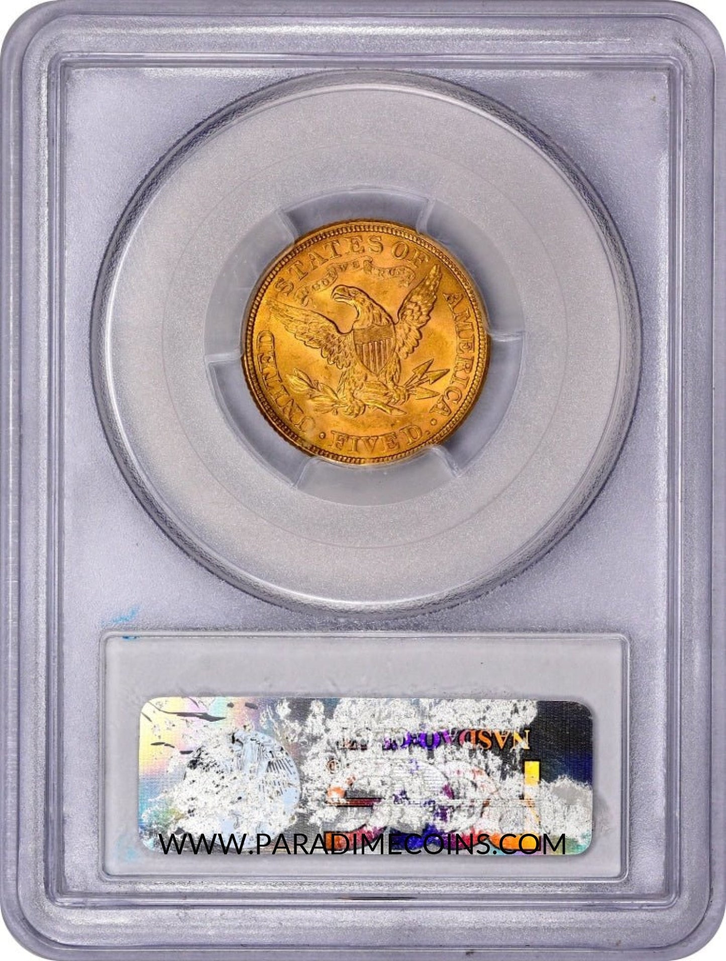 1897 $5 MS65 PCGS CAC - Paradime Coins | PCGS NGC CACG CAC Rare US Numismatic Coins For Sale