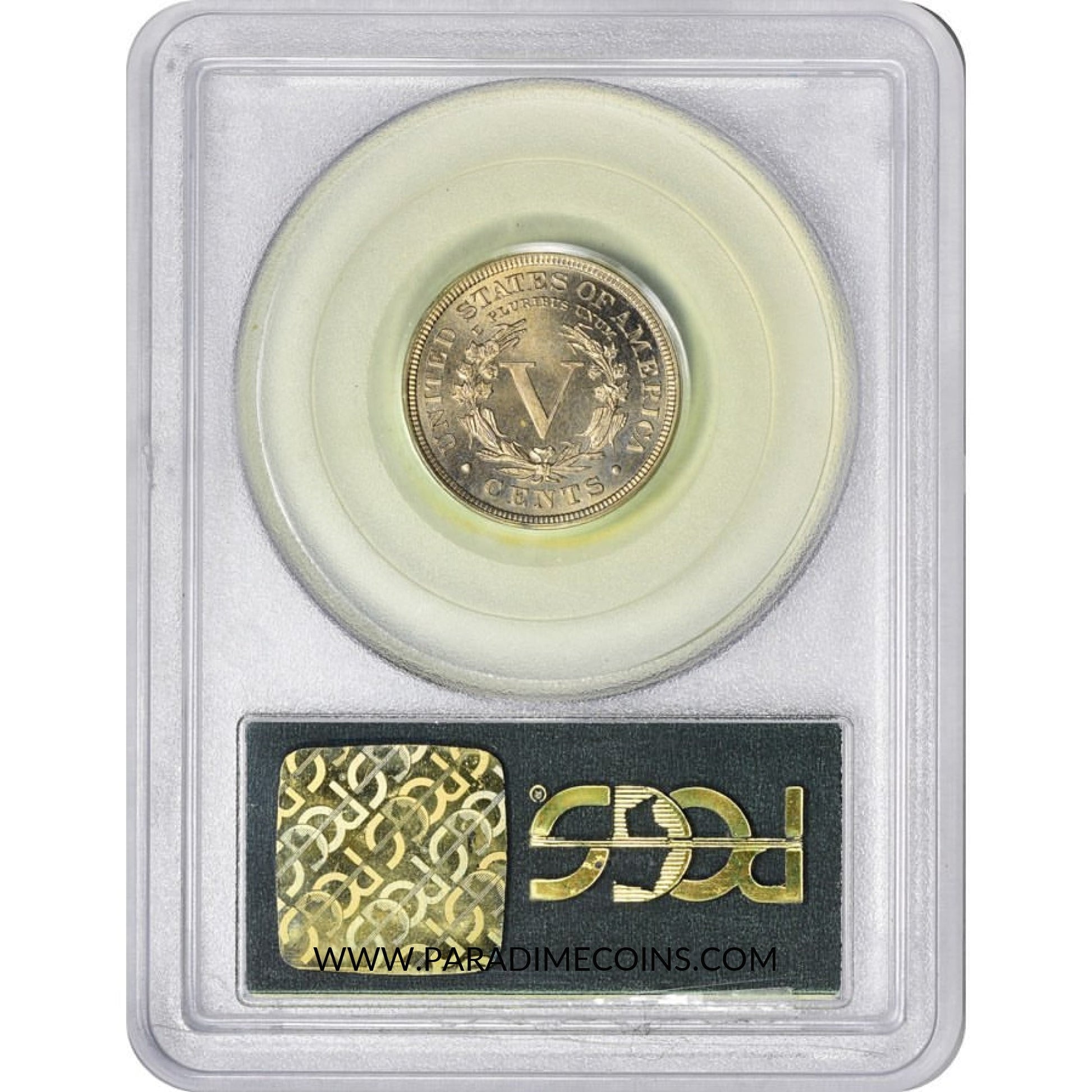 1898 5C PR65 OGH PCGS GOLD CAC - Paradime Coins | PCGS NGC CACG CAC Rare US Numismatic Coins For Sale