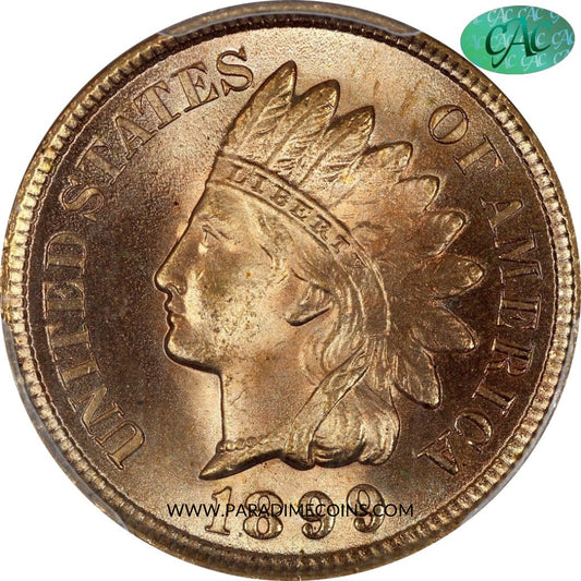 1899 1C MS64 RD PCGS CAC EEPS - Paradime Coins | PCGS NGC CACG CAC Rare US Numismatic Coins For Sale