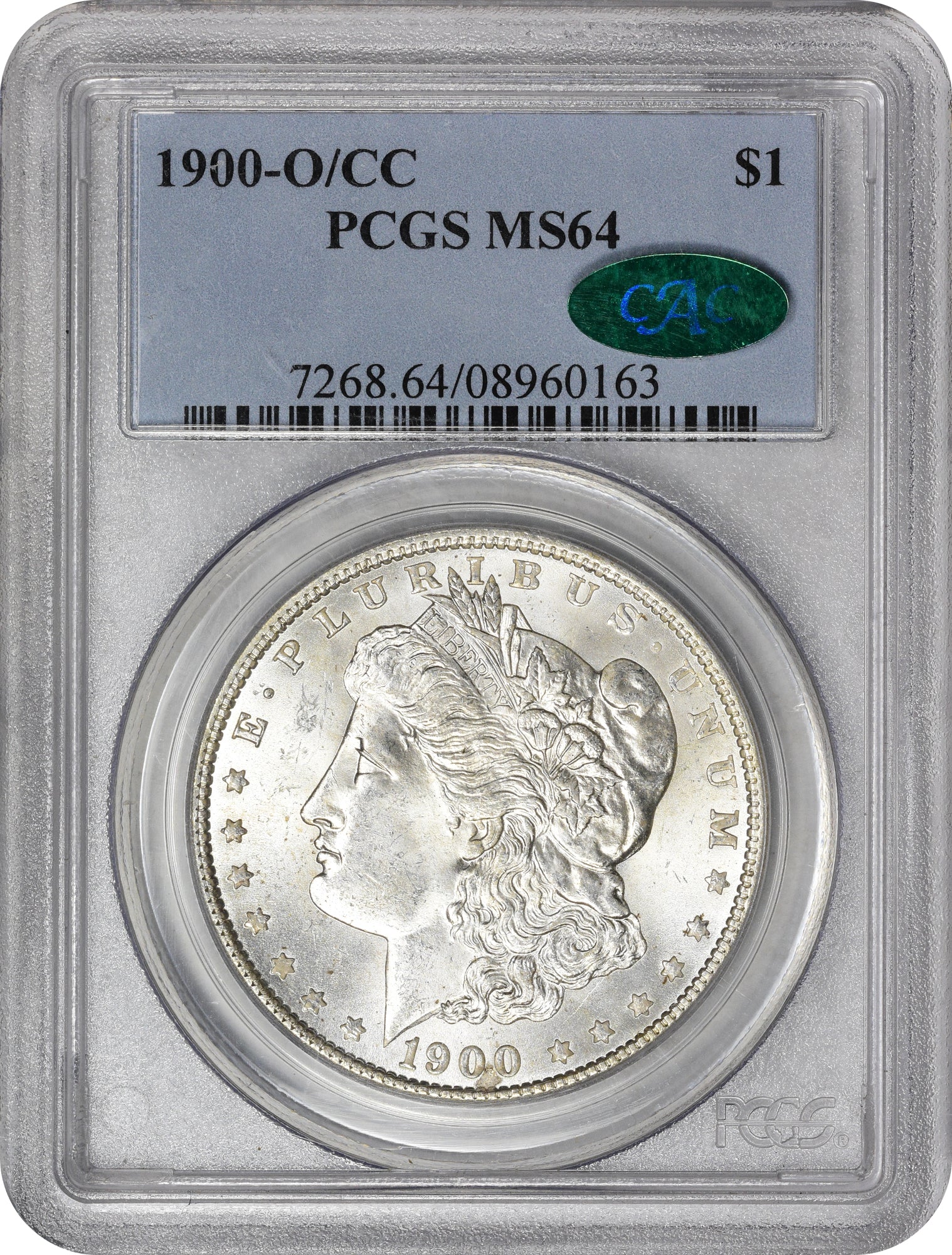 1900-O/CC $1 MS64 PCGS CAC - Paradime Coins | PCGS NGC CACG CAC Rare US Numismatic Coins For Sale