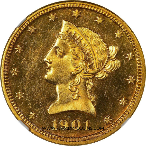 1901 $10 PR63+CAM NGC - Paradime Coins | PCGS NGC CACG CAC Rare US Numismatic Coins For Sale