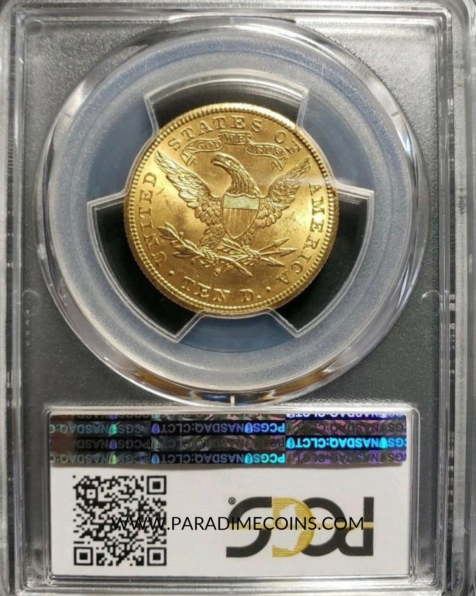 1901-S $10 MS64+ PCGS CAC - Paradime Coins | PCGS NGC CACG CAC Rare US Numismatic Coins For Sale