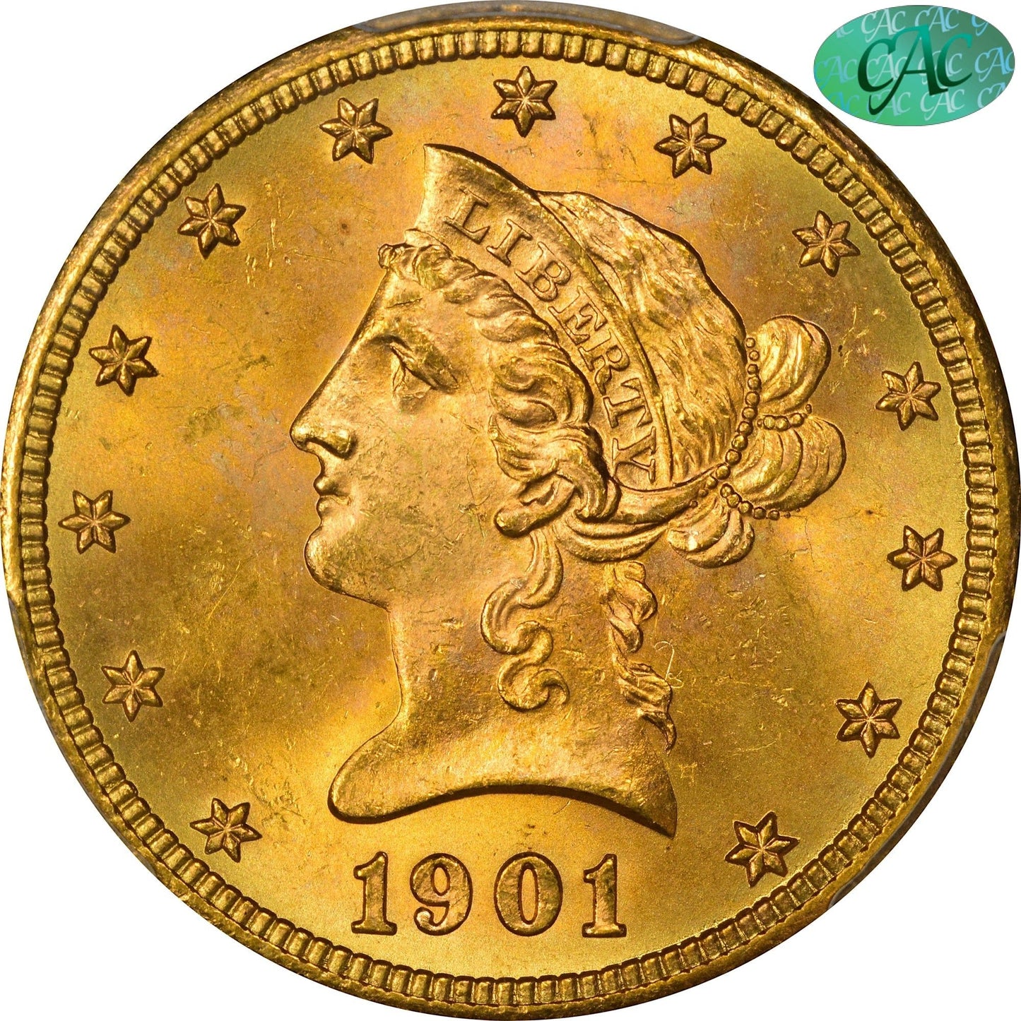 1901-S $10 MS65+ PCGS CAC - Paradime Coins | PCGS NGC CACG CAC Rare US Numismatic Coins For Sale