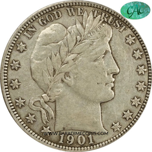 1901-S 50C XF45 PCGS CAC - Paradime Coins | PCGS NGC CACG CAC Rare US Numismatic Coins For Sale