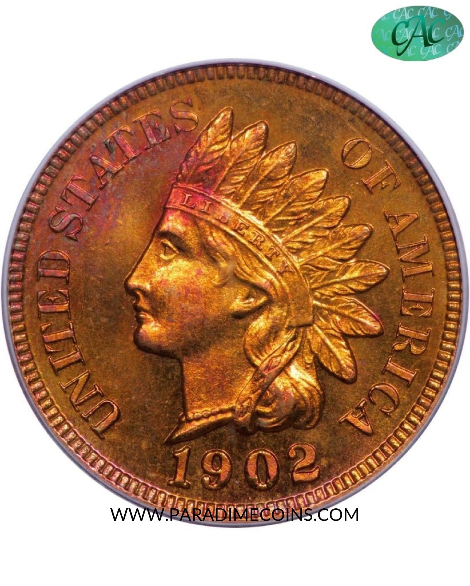 1902 1C PR66RD PCGS CAC - Paradime Coins | PCGS NGC CACG CAC Rare US Numismatic Coins For Sale