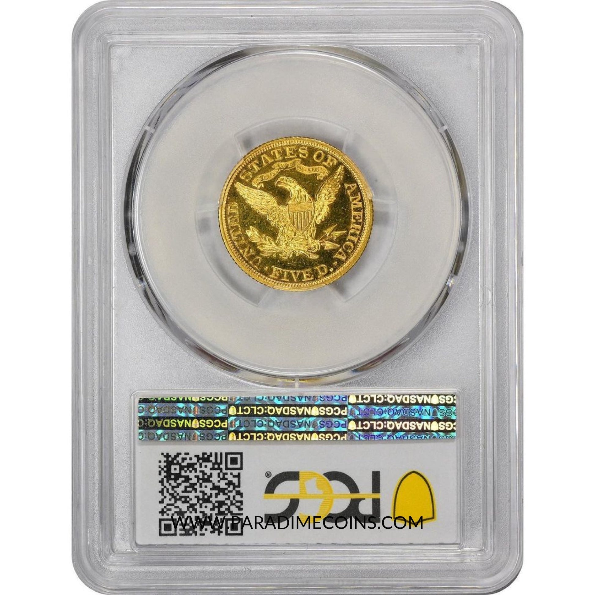 1902 $5 PR62 PCGS CAC - Paradime Coins | PCGS NGC CACG CAC Rare US Numismatic Coins For Sale