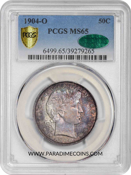 1904-O 50C MS65 PCGS CAC - Paradime Coins | PCGS NGC CACG CAC Rare US Numismatic Coins For Sale