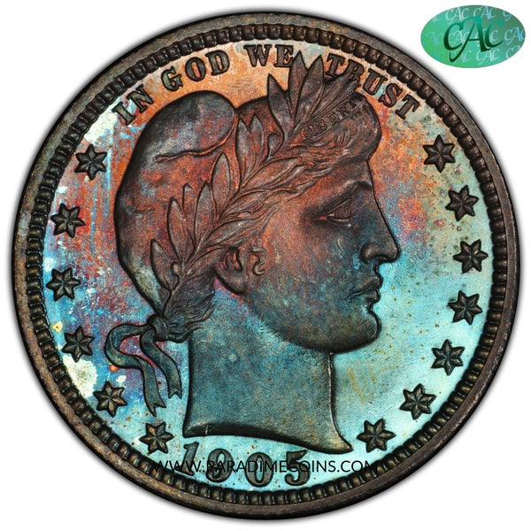 1905 25C PR67+ PCGS CAC - Paradime Coins | PCGS NGC CACG CAC Rare US Numismatic Coins For Sale