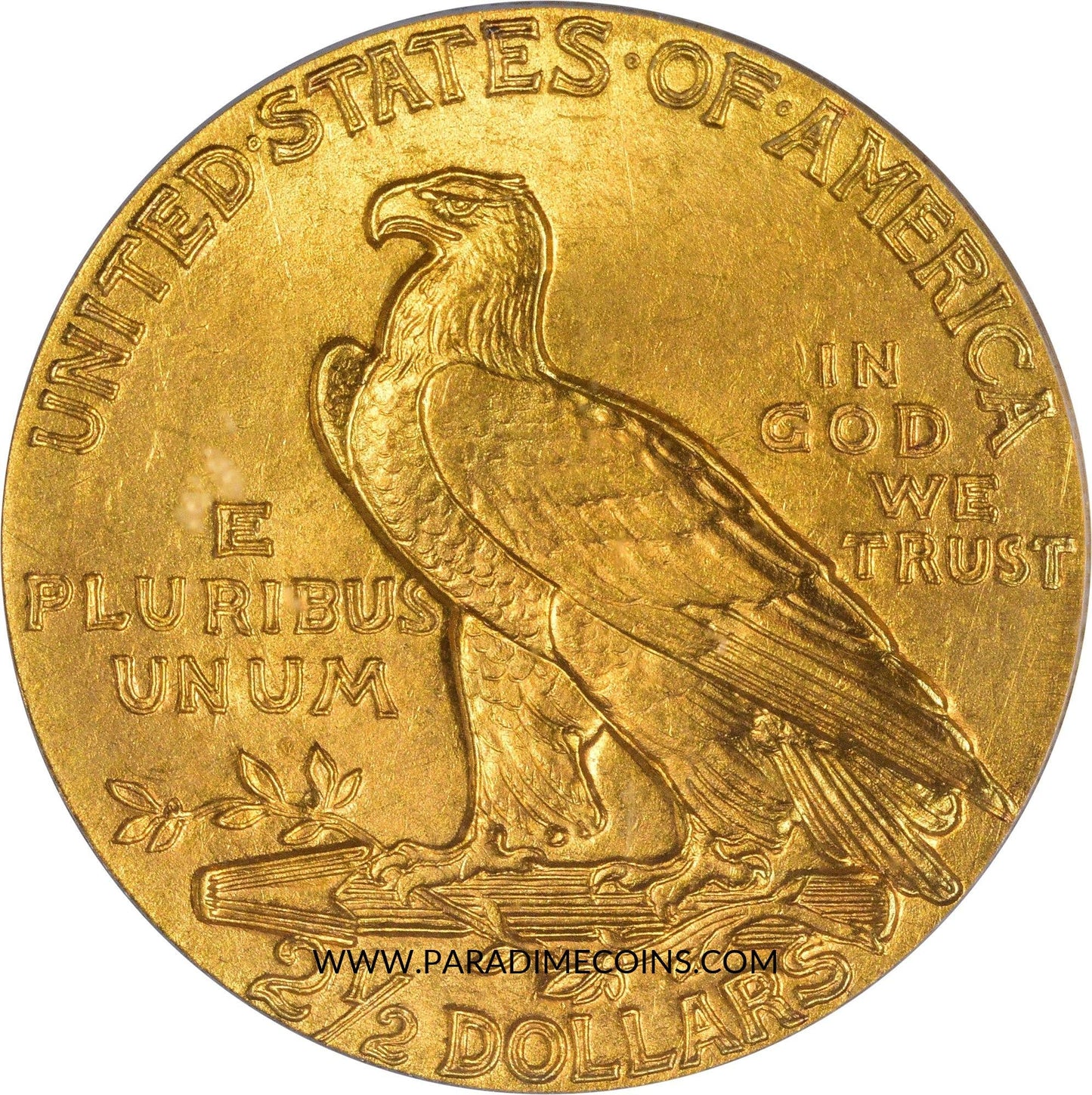 1908 $2.5 MS65+ PCGS CAC - Paradime Coins | PCGS NGC CACG CAC Rare US Numismatic Coins For Sale