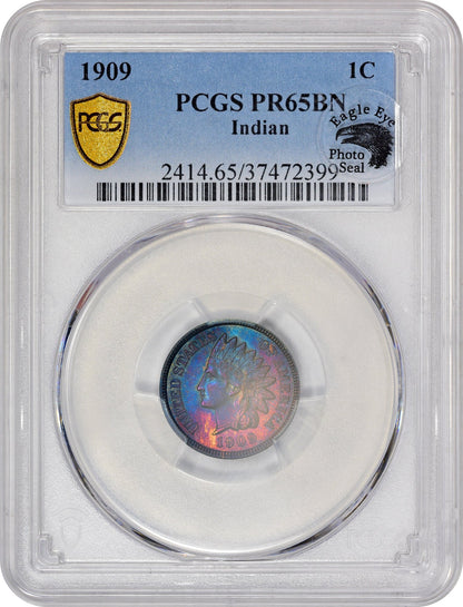 1909 1C INDIAN PR65 BN PCGS EEPS - Paradime Coins | PCGS NGC CACG CAC Rare US Numismatic Coins For Sale