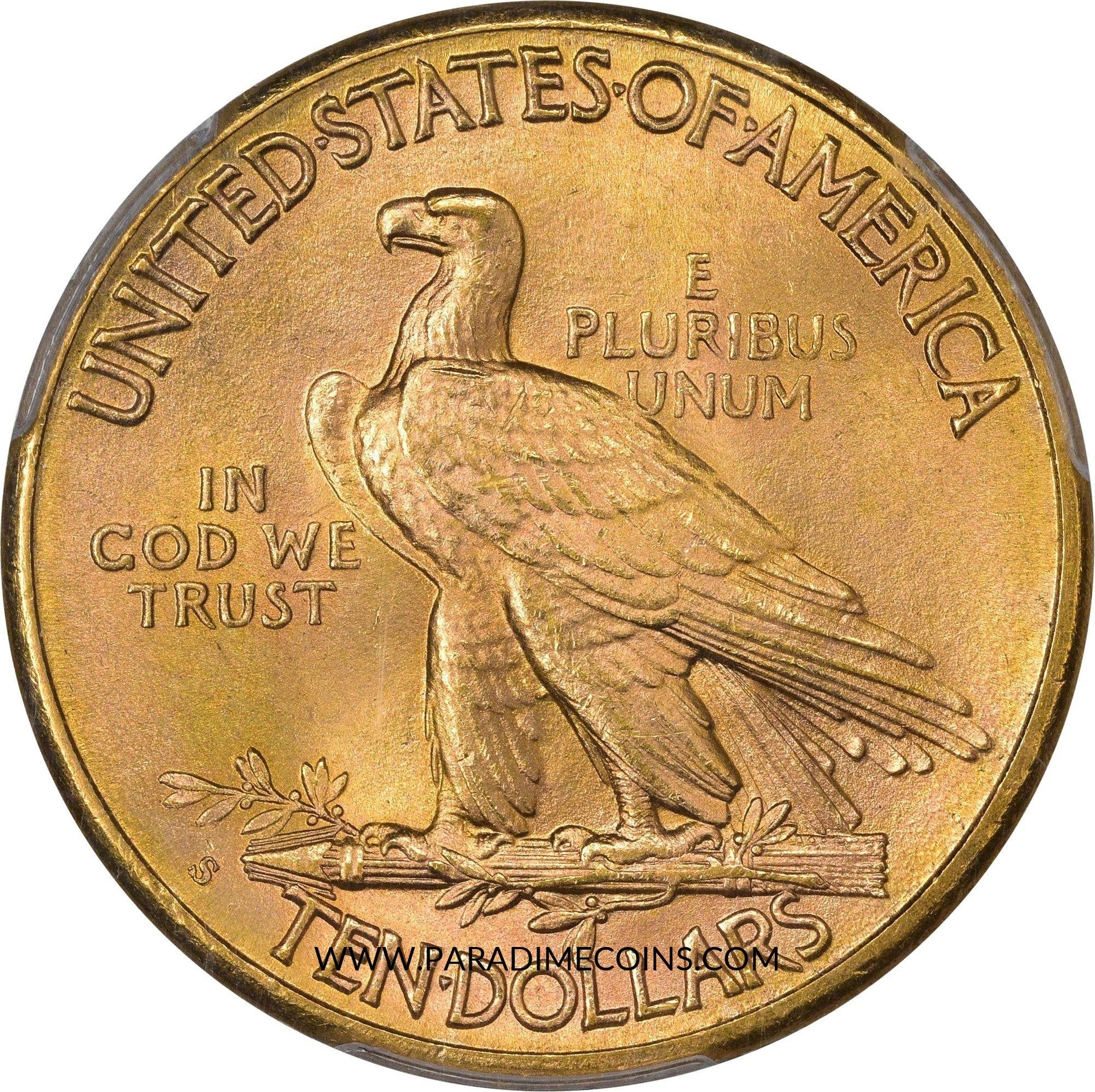 1909-S $10 MS65+ PCGS CAC - Paradime Coins | PCGS NGC CACG CAC Rare US Numismatic Coins For Sale