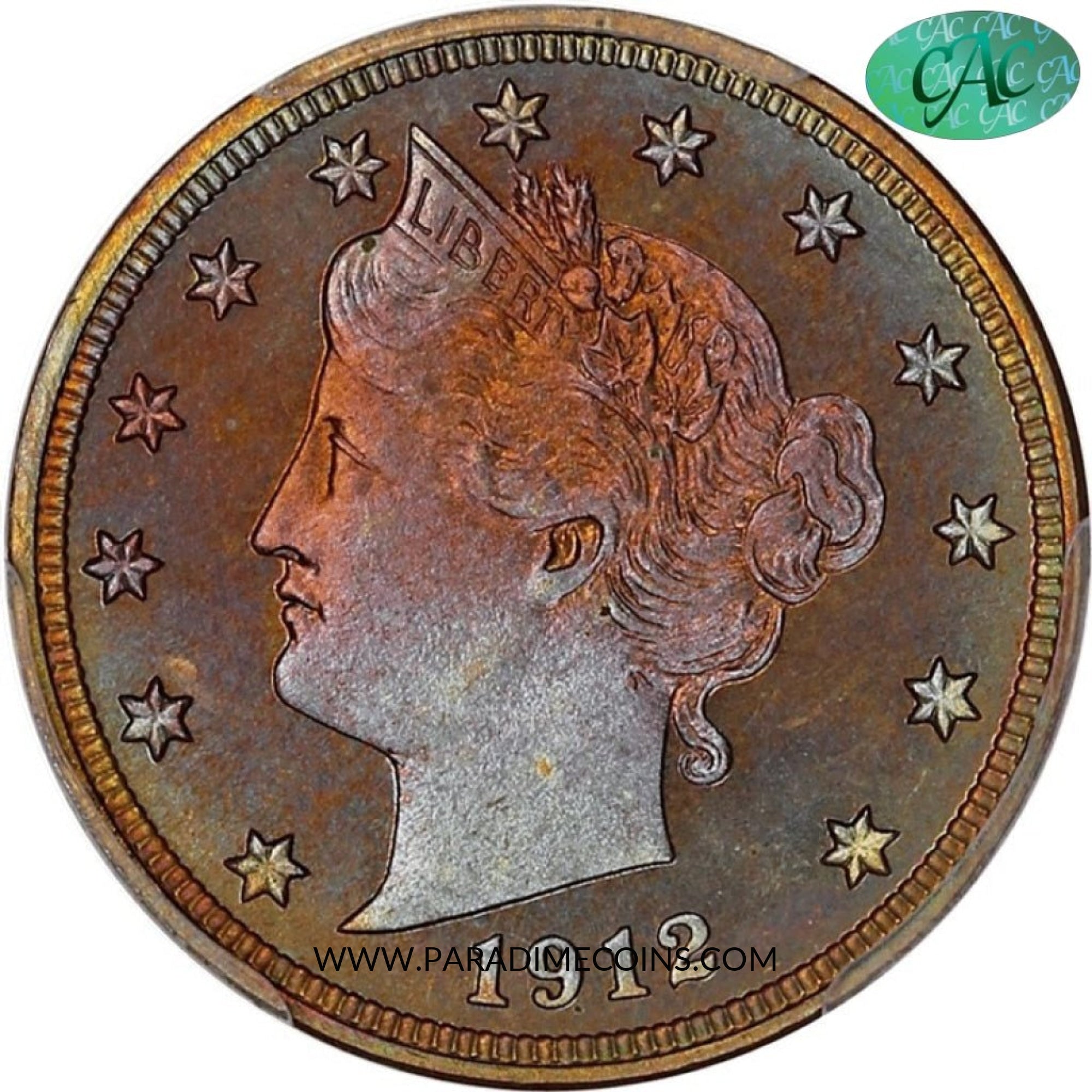1912 5C PR67 PCGS CAC - Paradime Coins | PCGS NGC CACG CAC Rare US Numismatic Coins For Sale