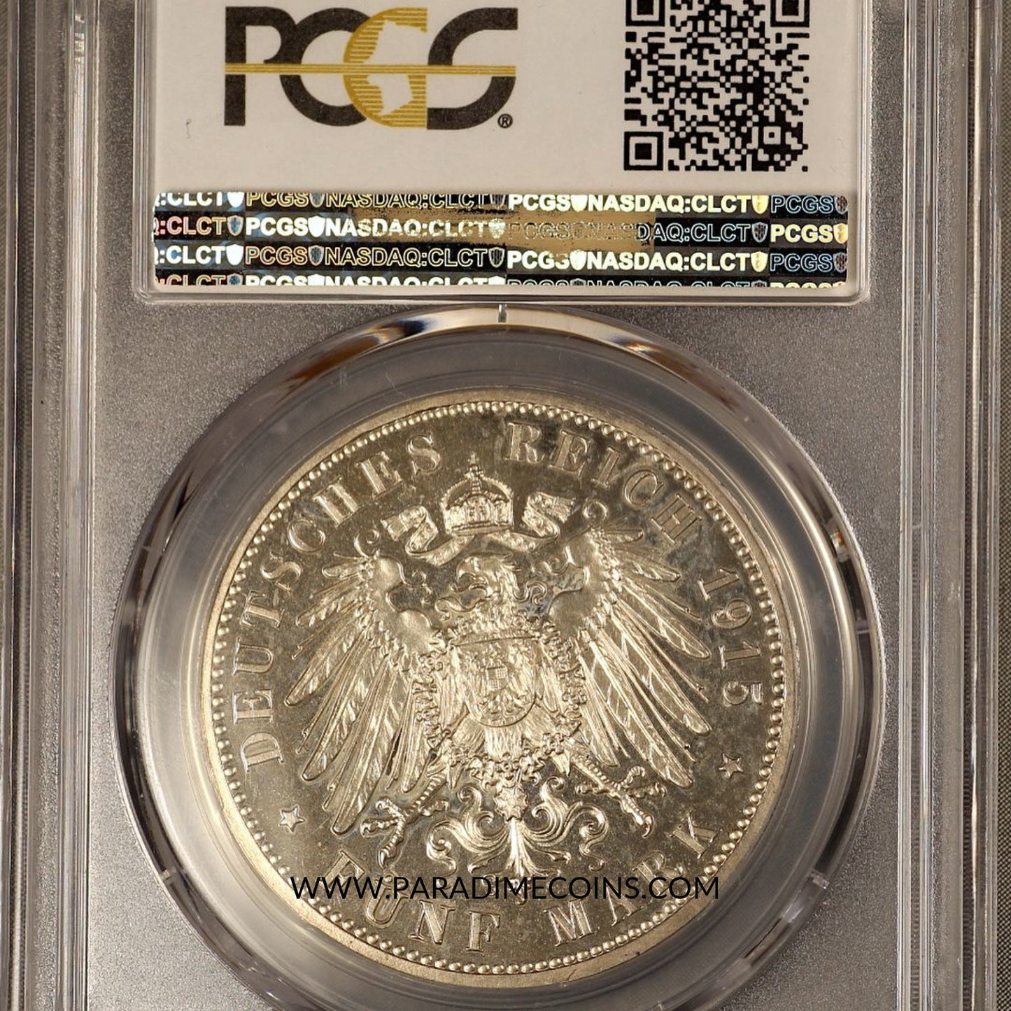 1915-A 5MK PR64CAM PCGS - Paradime Coins | PCGS NGC CACG CAC Rare US Numismatic Coins For Sale