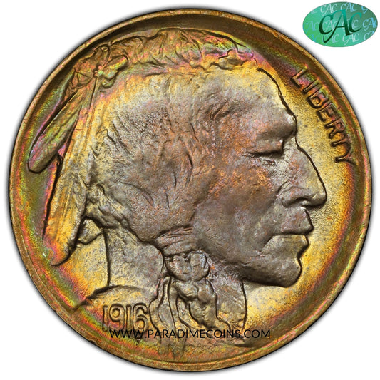 1916 5C MS64 PCGS CAC - Paradime Coins | PCGS NGC CACG CAC Rare US Numismatic Coins For Sale