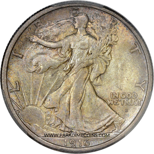 1916-D 50C MS65 PCGS CAC - Paradime Coins US Coins For Sale