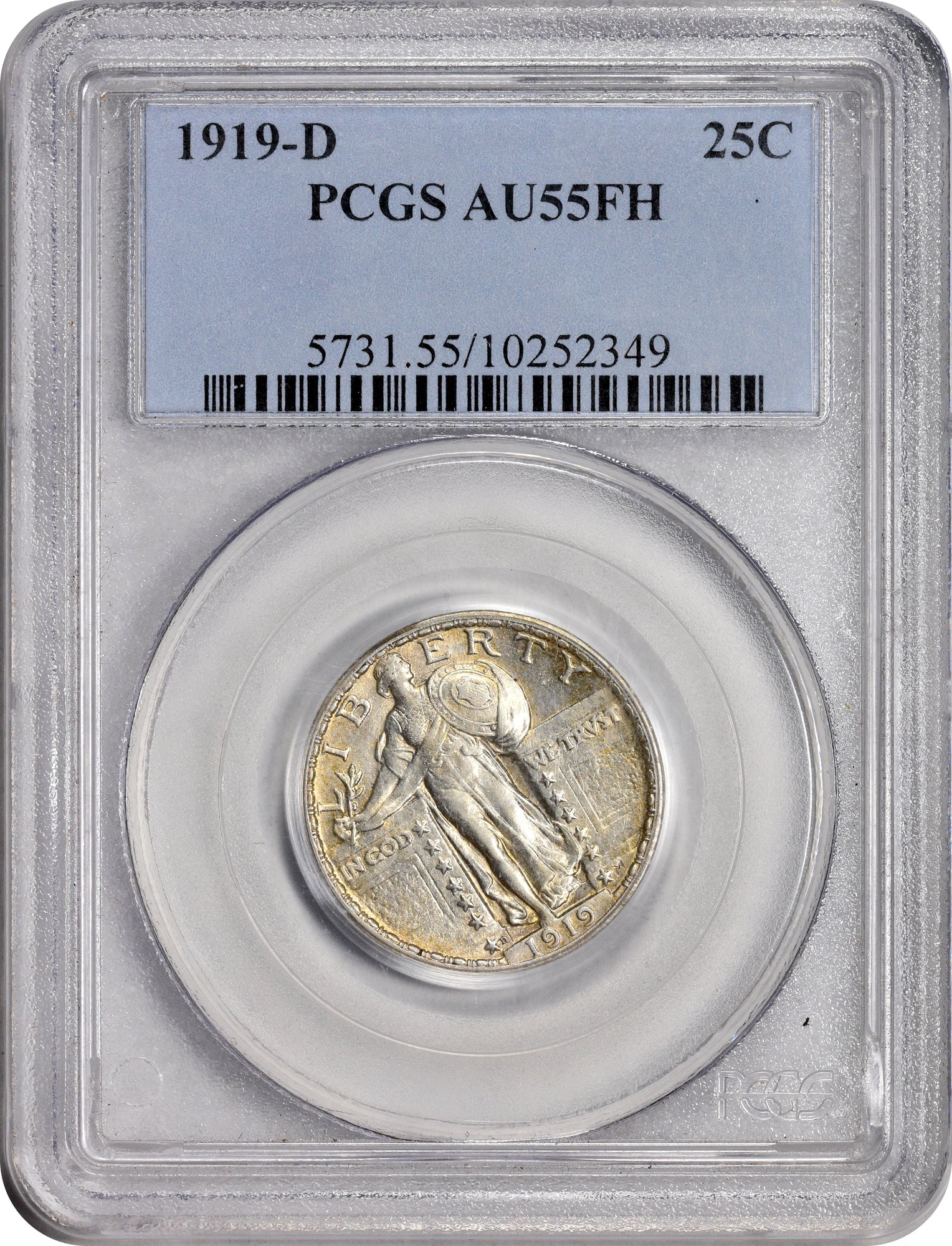 1919-D 25C AU55 FH PCGS - Paradime Coins | PCGS NGC CACG CAC Rare US Numismatic Coins For Sale