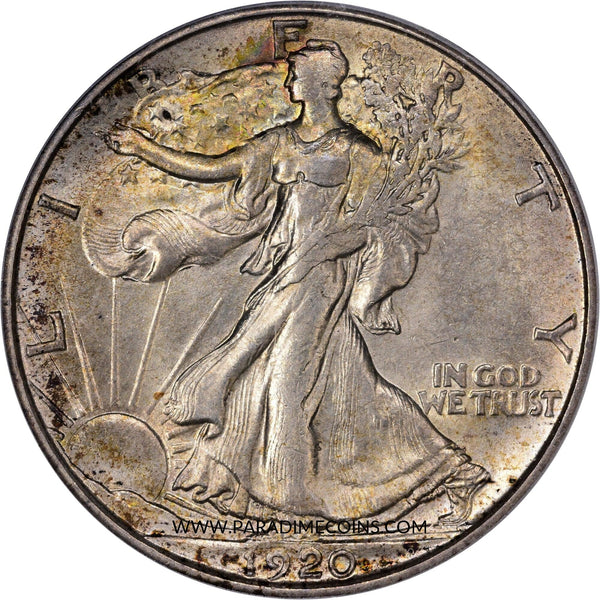 1920-S 50C MS61 PCGS - Paradime Coins | PCGS NGC CACG CAC Rare US Numismatic Coins For Sale