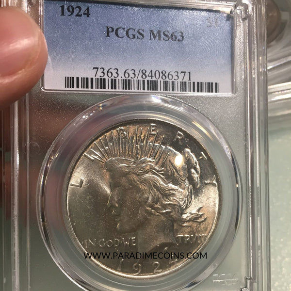 1924 $1 MS63 PCGS - Paradime Coins | PCGS NGC CACG CAC Rare US Numismatic Coins For Sale