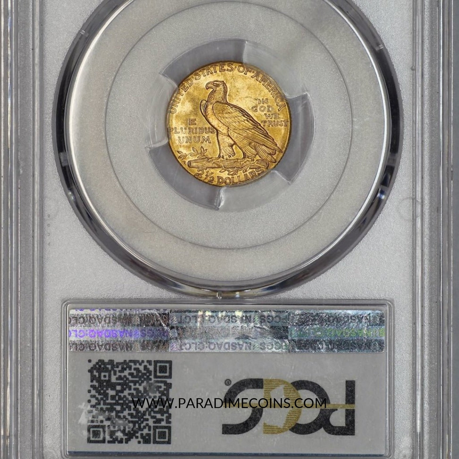 1925-D $2.5 MS64 PCGS CAC - Paradime Coins | PCGS NGC CACG CAC Rare US Numismatic Coins For Sale
