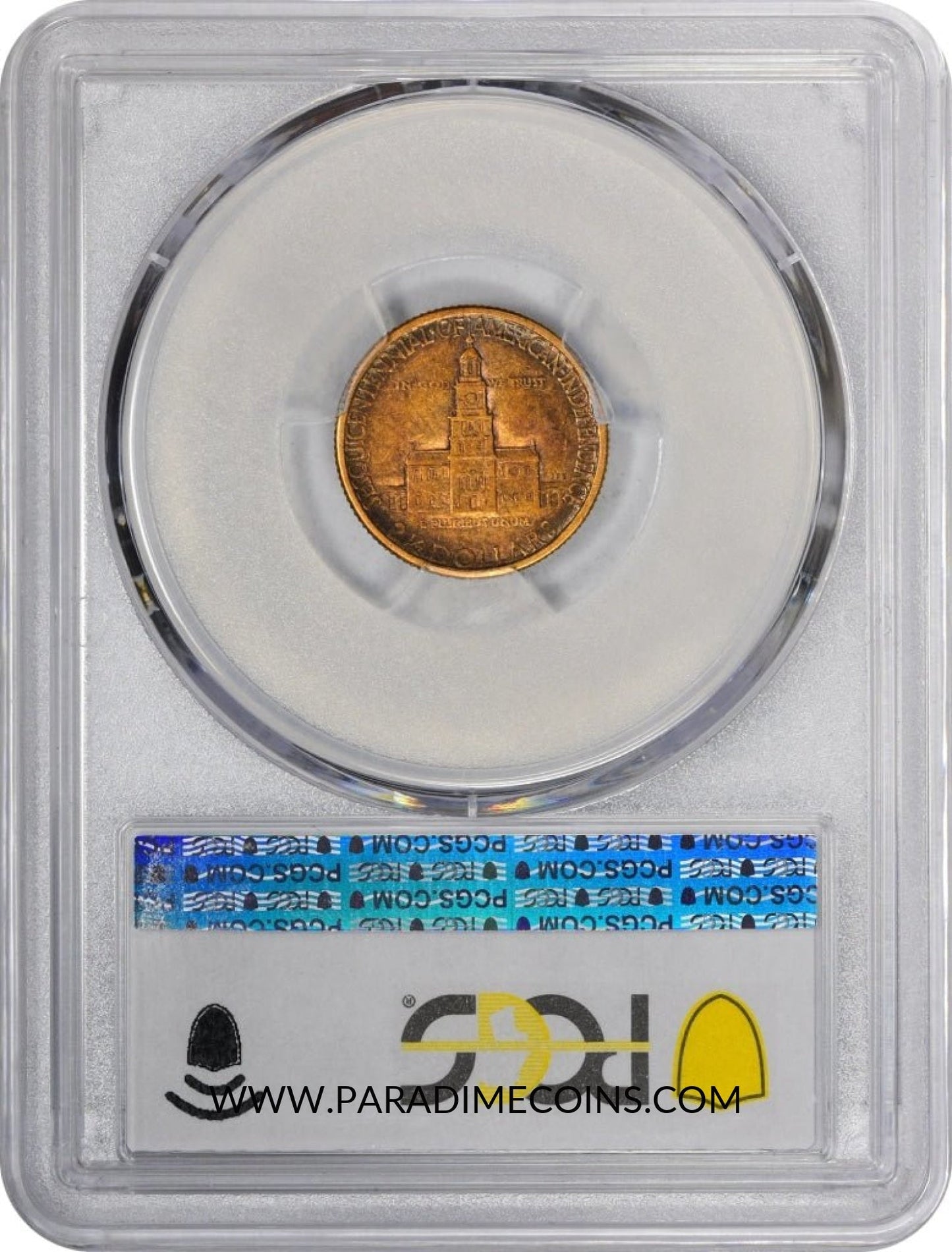 1926 $2.5 SESQUICENTENNIAL XF45 PCGS CAC - Paradime Coins | PCGS NGC CACG CAC Rare US Numismatic Coins For Sale