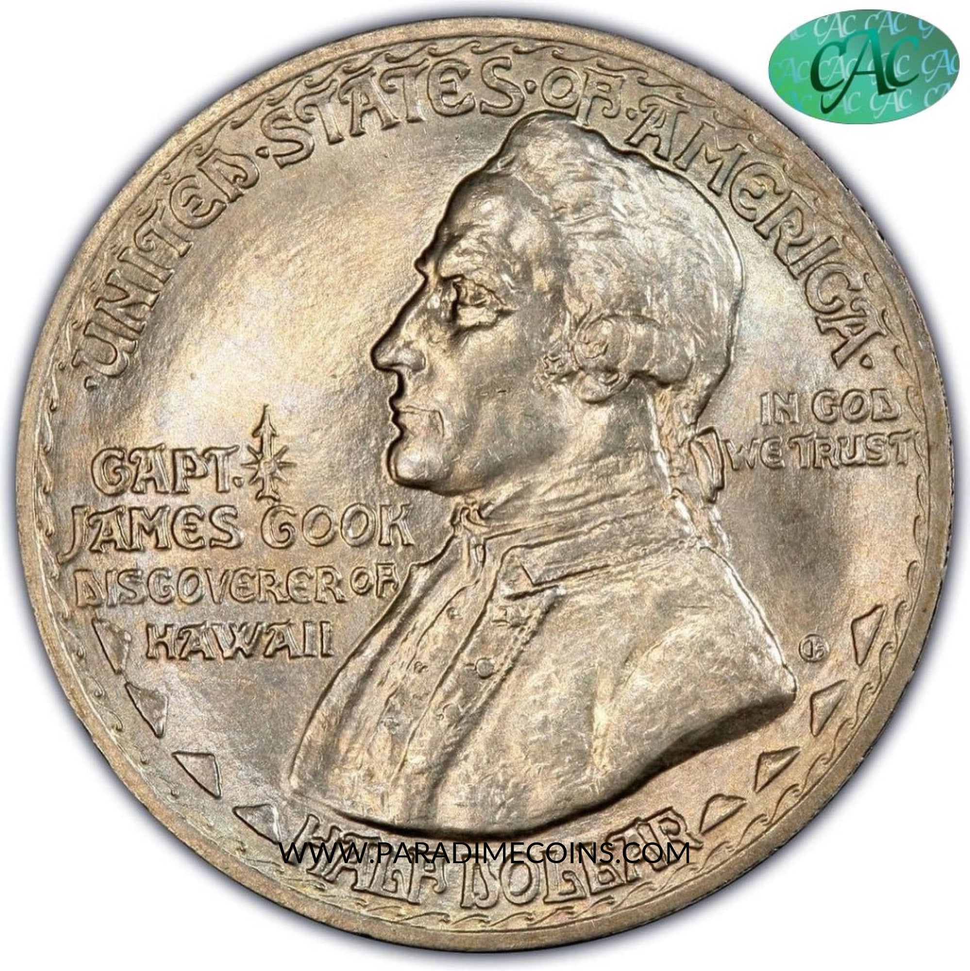 1928 50C HAWAII MS64 PCGS CAC - Paradime Coins | PCGS NGC CACG CAC Rare US Numismatic Coins For Sale