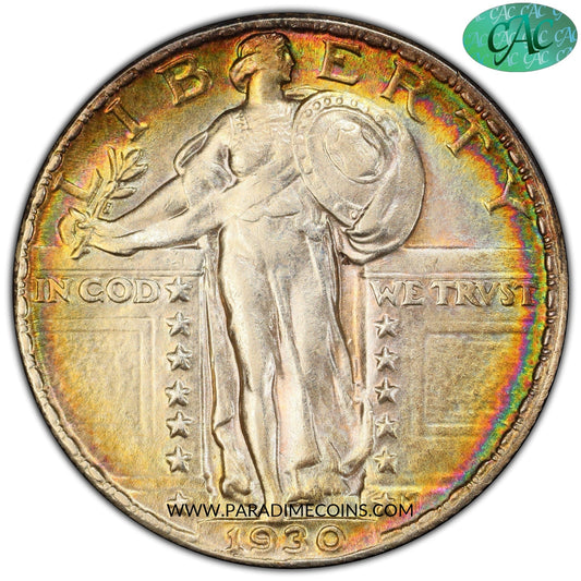 1930 25C AU58 PCGS CAC - Paradime Coins | PCGS NGC CACG CAC Rare US Numismatic Coins For Sale