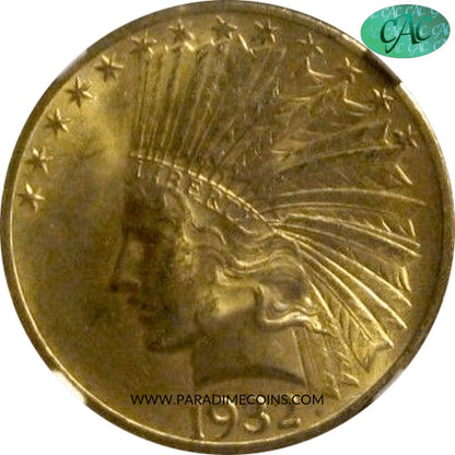 1932 $10 MS64 NGC CAC - Paradime Coins | PCGS NGC CACG CAC Rare US Numismatic Coins For Sale