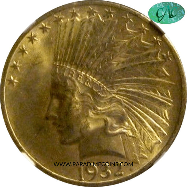 1932 $10 MS64 NGC CAC - Paradime Coins | PCGS NGC CACG CAC Rare US Numismatic Coins For Sale