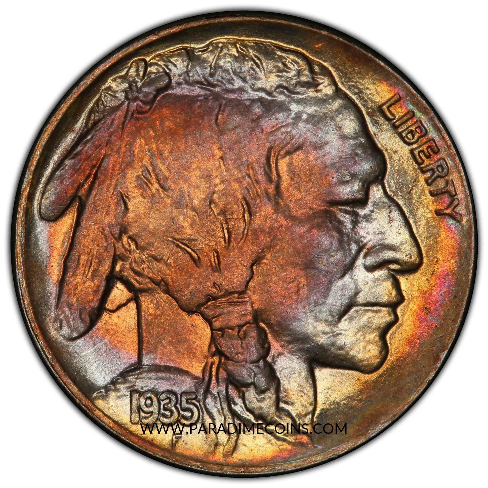 1935-D 5C MS64 PCGS - Paradime Coins | PCGS NGC CACG CAC Rare US Numismatic Coins For Sale