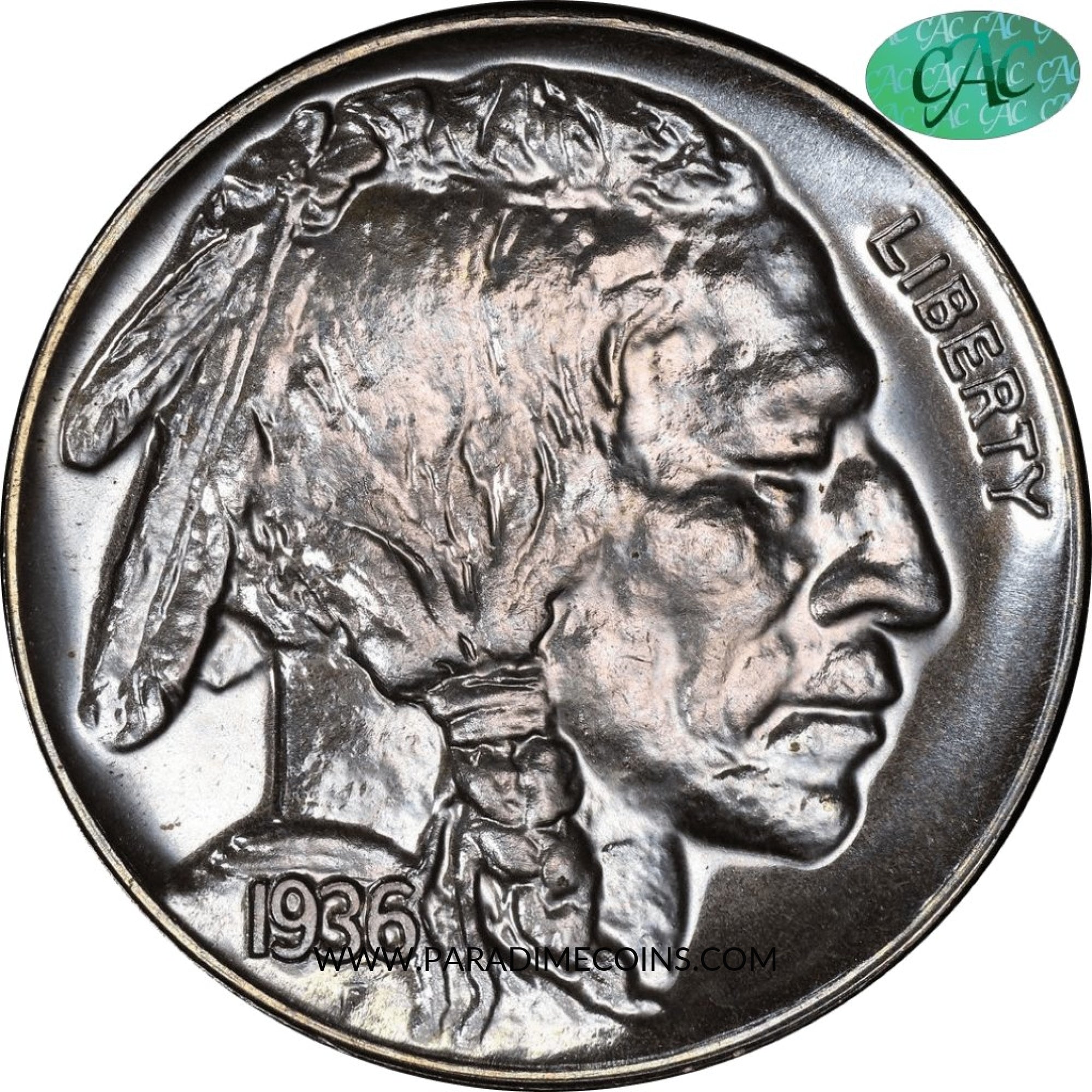 1936 5C PR68 BRILLIANT PCGS CAC. - Paradime Coins | PCGS NGC CACG CAC Rare US Numismatic Coins For Sale