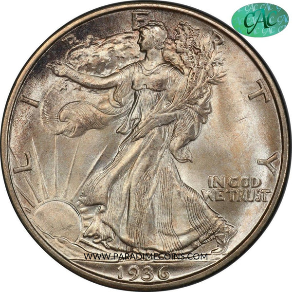 1936-D 50C MS67 PCGS CAC - Paradime Coins | PCGS NGC CACG CAC Rare US Numismatic Coins For Sale