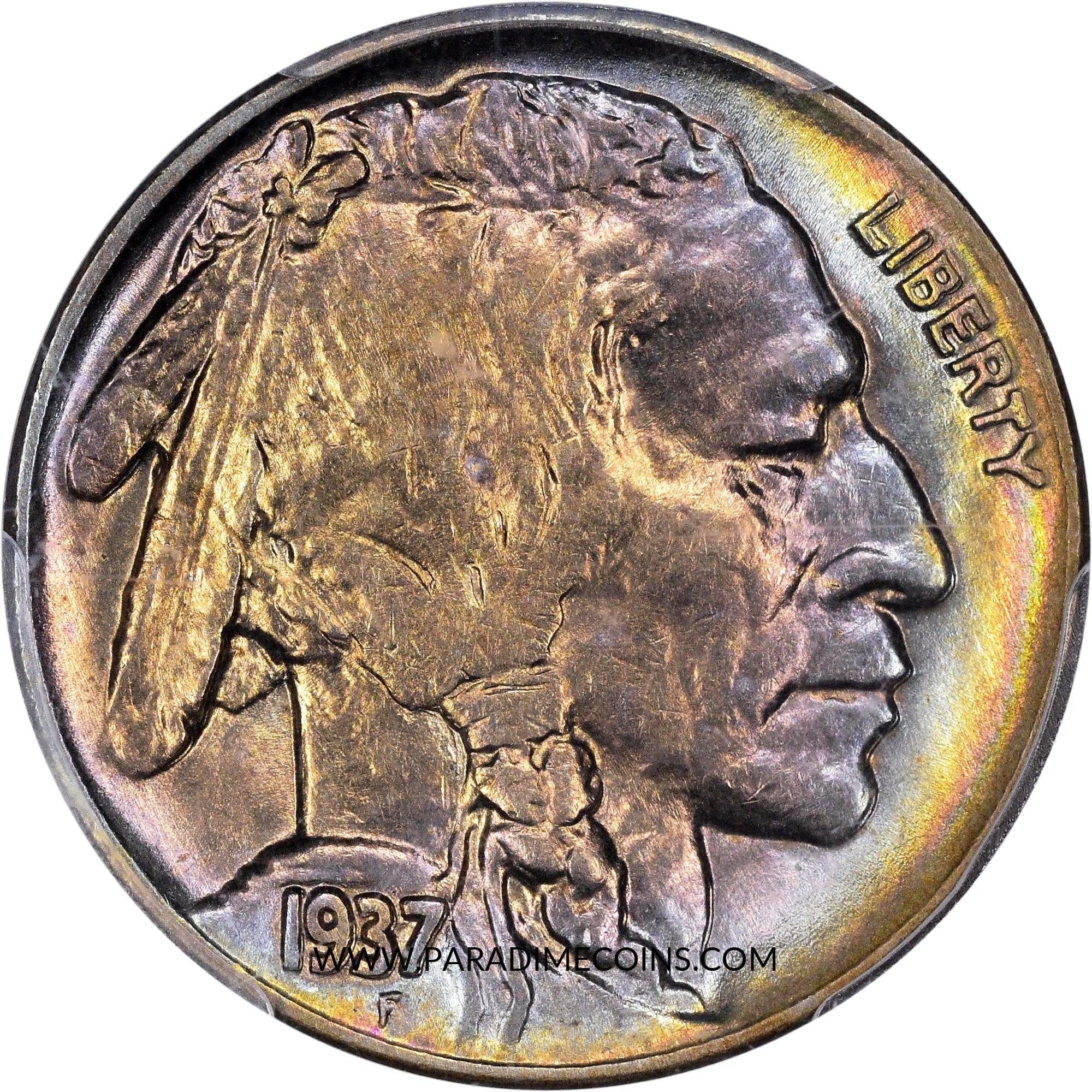 1937-D 5C MS65 PCGS - Paradime Coins US Coins For Sale