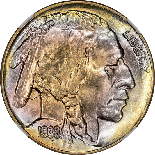 1938-D 5C BUFFALO MS68 NGC - Paradime Coins | PCGS NGC CACG CAC Rare US Numismatic Coins For Sale