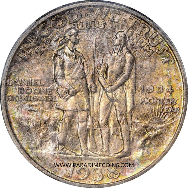 1938-D 50C Boone MS67 PCGS CAC - Paradime Coins US Coins For Sale