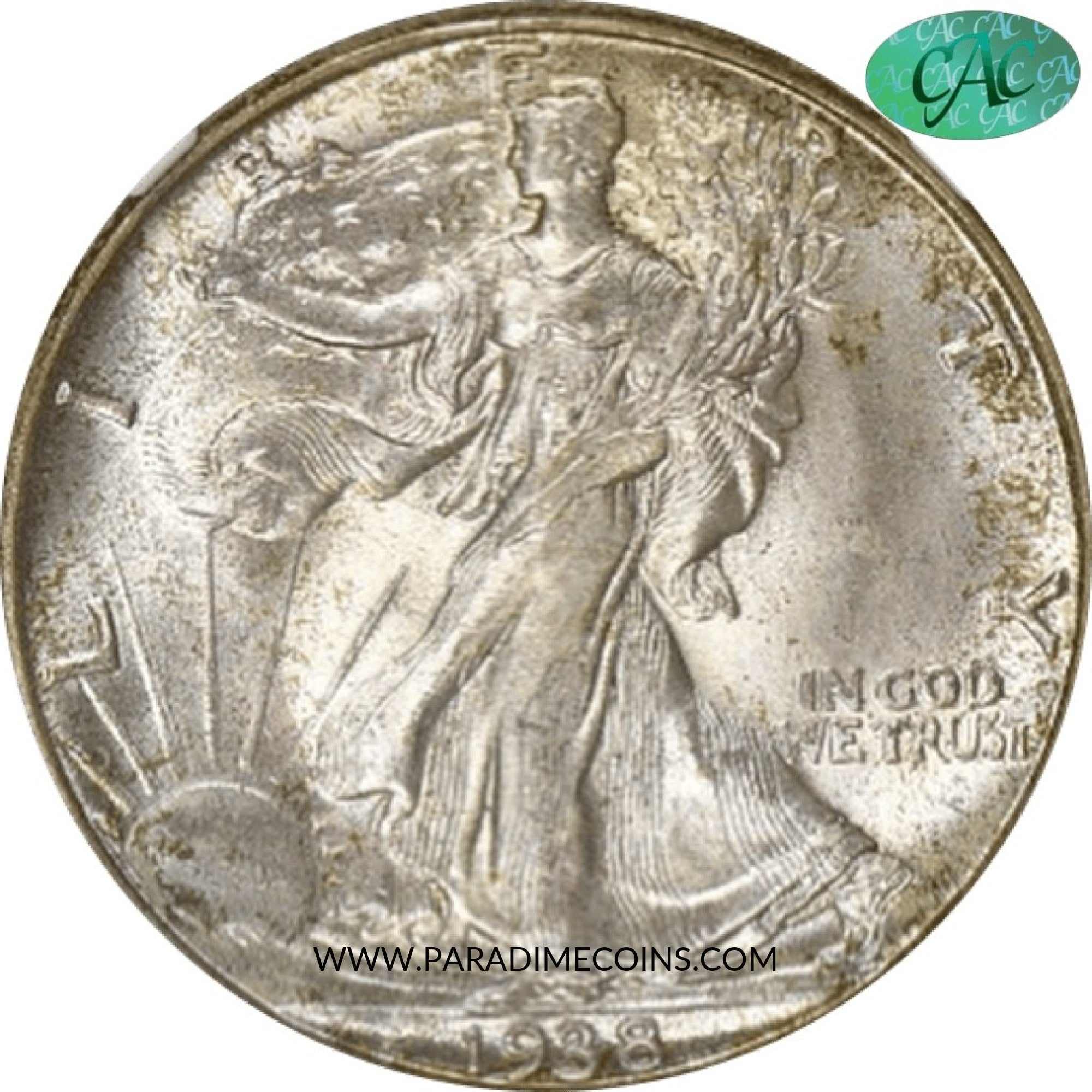 1938-D 50C MS67+ NGC CAC - Paradime Coins | PCGS NGC CACG CAC Rare US Numismatic Coins For Sale