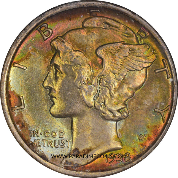 1938-S 10C MS65 NGC OH GOLD CAC - Paradime Coins | PCGS NGC CACG CAC Rare US Numismatic Coins For Sale
