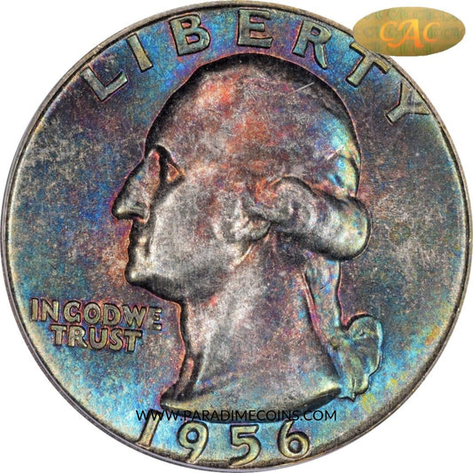 1956 25C MS65 GOLD CAC PCGS - Paradime Coins | PCGS NGC CACG CAC Rare US Numismatic Coins For Sale