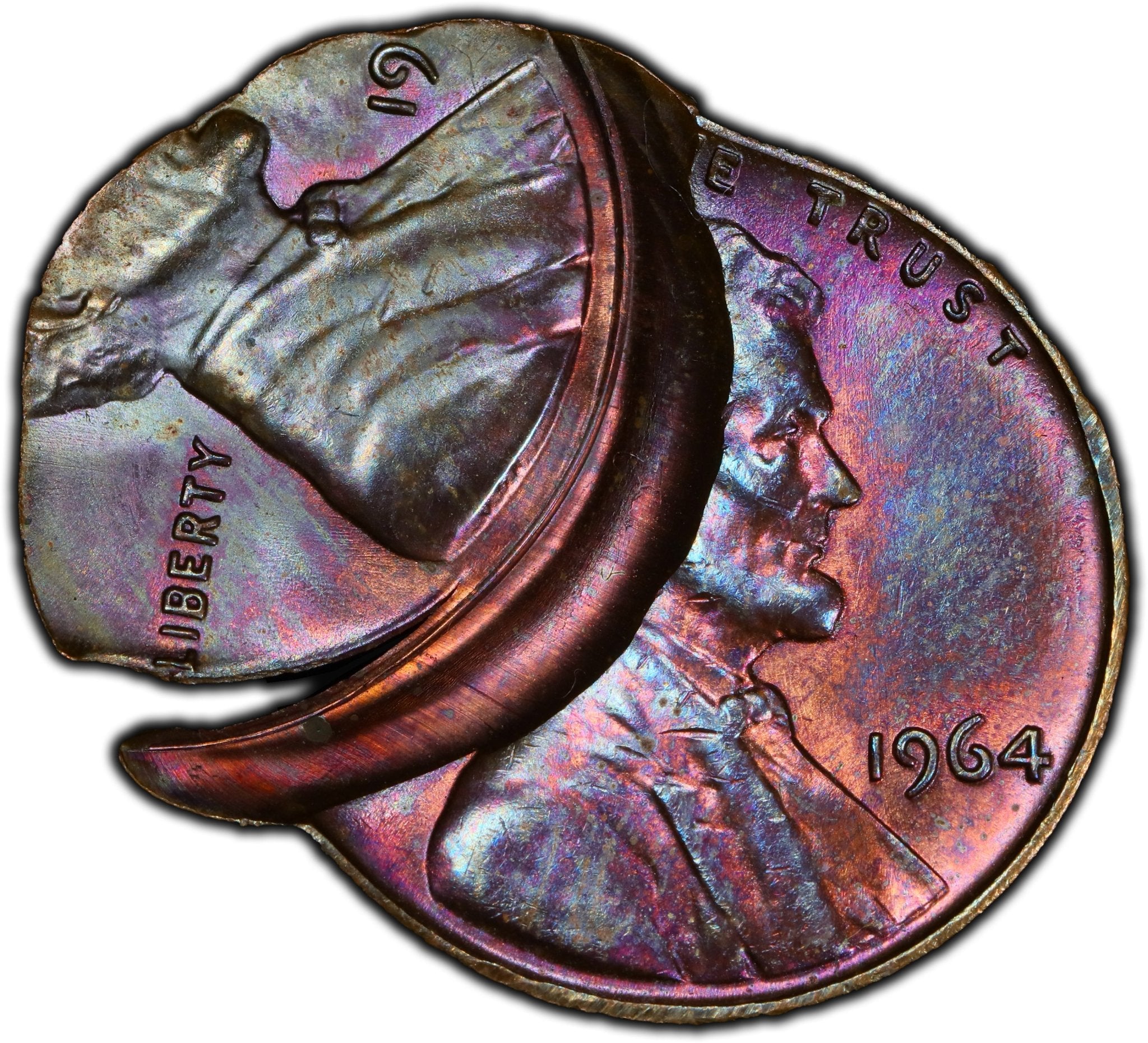 1964 1C D/S-2ND STRIKE 60 PERCENT OFF-CENTER MS64 BN PCGS ERROR - Paradime Coins | PCGS NGC CACG CAC Rare US Numismatic Coins For Sale
