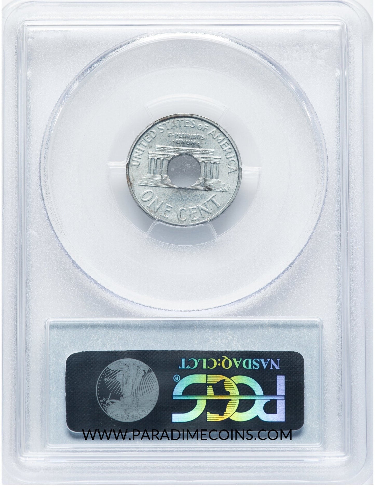 2007-D 1C Lincoln Cent Struck on Steel Washer MS64 PCGS Magnetic Error - Paradime Coins | PCGS NGC CACG CAC Rare US Numismatic Coins For Sale